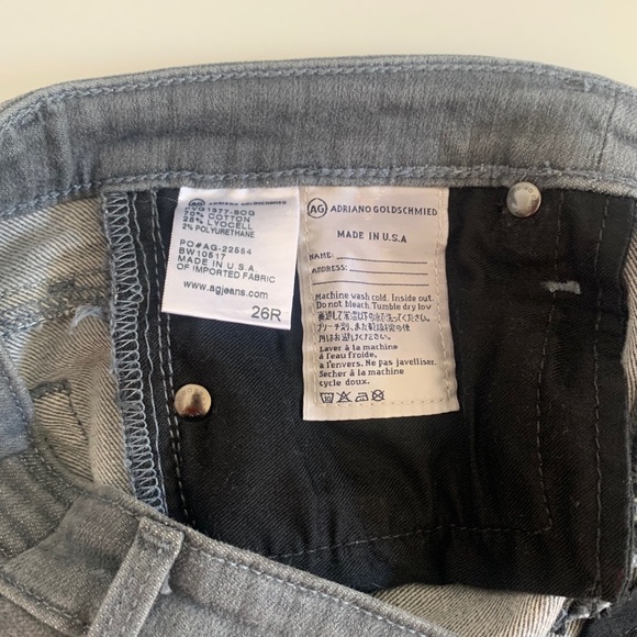 AG Adriano Goldschmied gray jeans - Picture 4 of 6